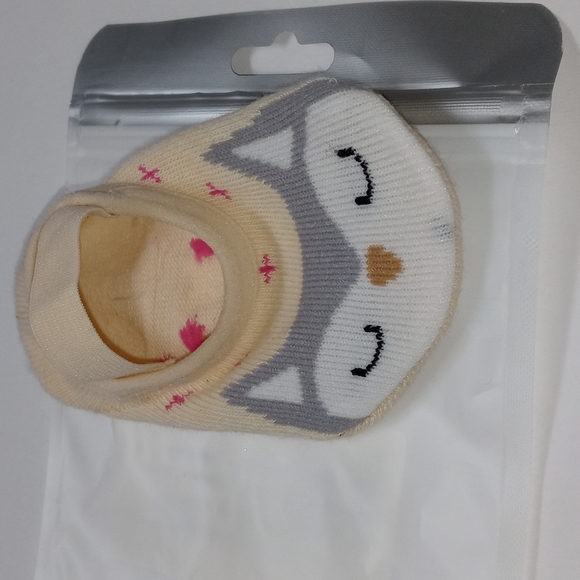 0-12M slipper socks 2 pair NWT - Picture 3 of 5